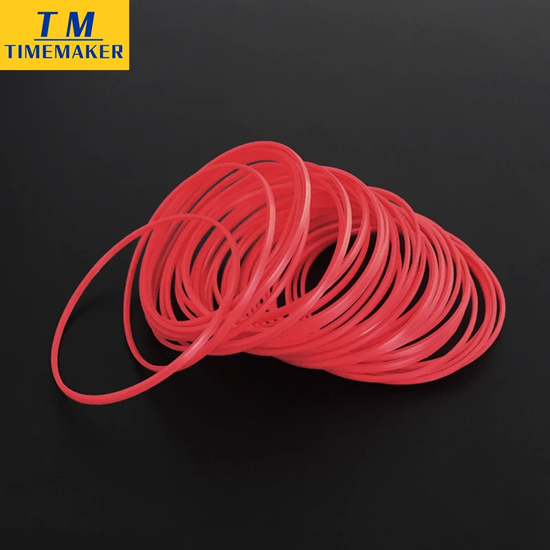 wholesale Red gasket O Ring 30-40mm dia 0.9mm High 0.6mm thick Plastic Gasket for back case Parts For brand