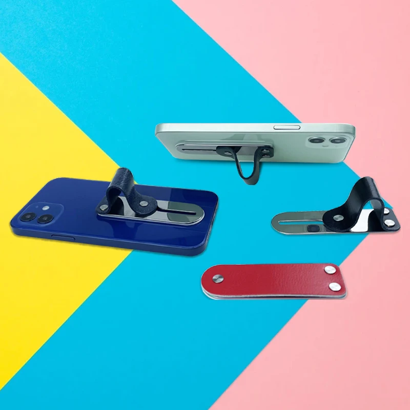 Universal Soft Durable Stainless Steel Material Handheld Finger Strap Loop Holder Phone