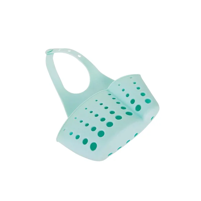 Drain Basket Kitchen Creative Sink Rack Sink Dishwashing Sponge Storage Rack Plastic Faucet Hanging Bag Hanging Basket