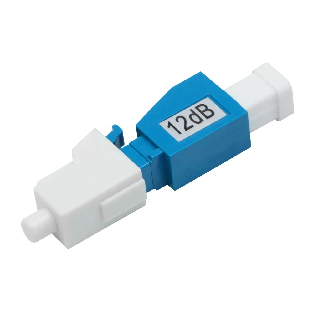 12dB lc/apc UPC fixed optical attenuator lc to lc/pc fixed 5db single mode fiber optic attenuator