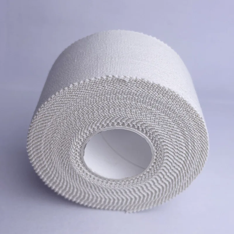 easy to tear cotton tape serrated edge Zinc oxide cotton sports serrated edge tape