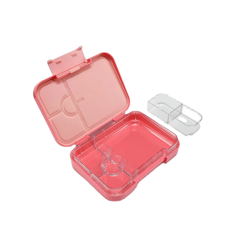 Aohea eco promotional gifts lunch box plastic leakproof 800ml kids square snack japanese style bento box