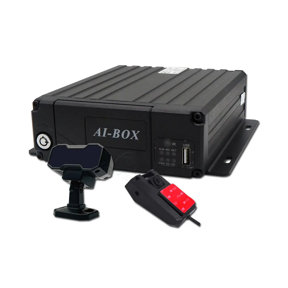Adas Dms HD 1080p 4CH Mobile DVR Support 4G Wifi GPS MDVR With Car Bus Truck Vehicles Camera Recorder