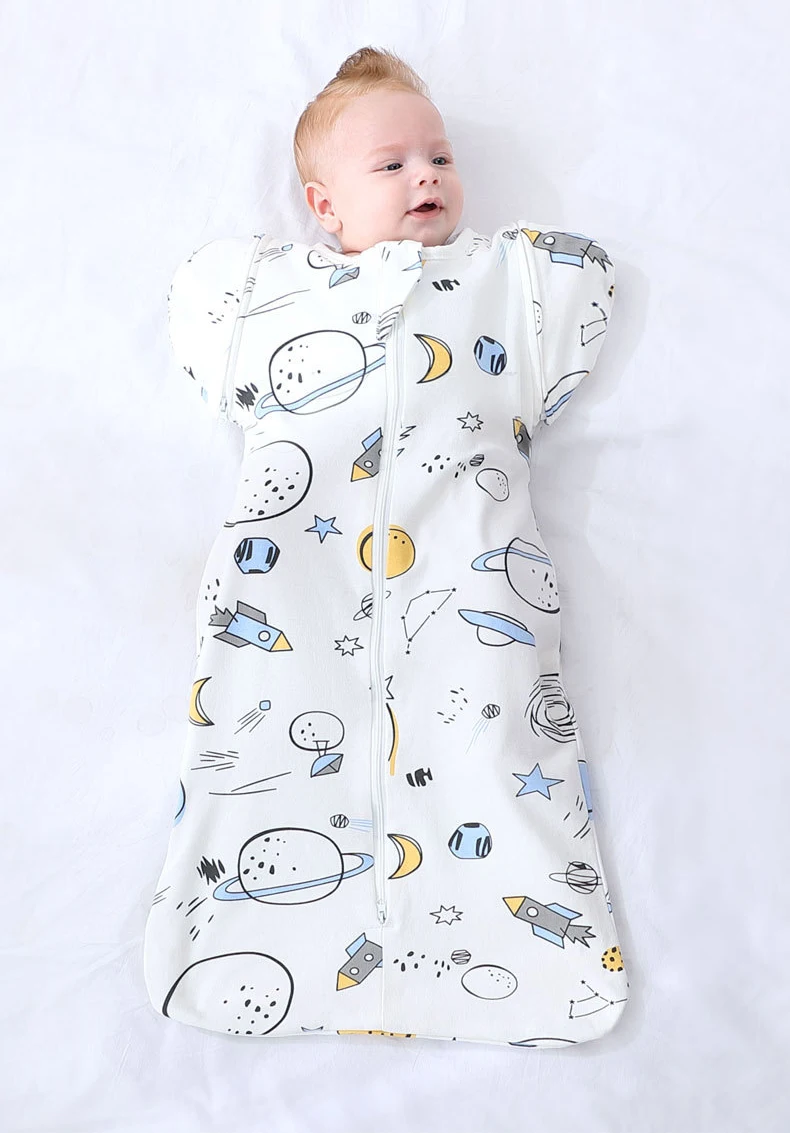 new design 3D shape baby sleeping bag cotton 3D embroidery Baby Sleeping bag