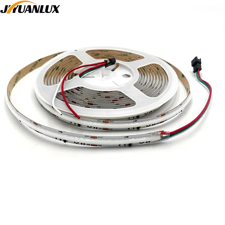 Полный цвет мечты RGBIC COB светодиодные веревочные 630 чипы 12 мм DC12V 24V программируемые адресуемые RGB COB Led St