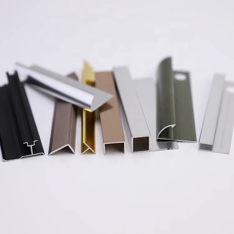 Decoration Custom Aluminium Tile Trim Profile for Tiles
