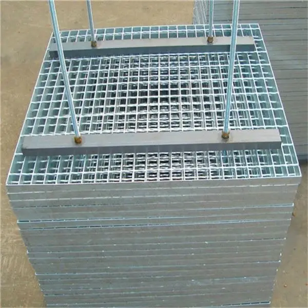 Steel Grating Walkway Platform Mesh Trench Cover Grate Galvanized Compound Steel Grating