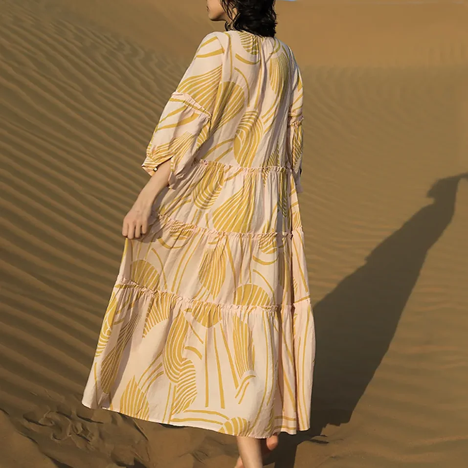 clothing Manufacturers Custom Design Womens Clothes  Elegant Ladies Summer Dress  Plus Size Girls Maxi Casual Dresses