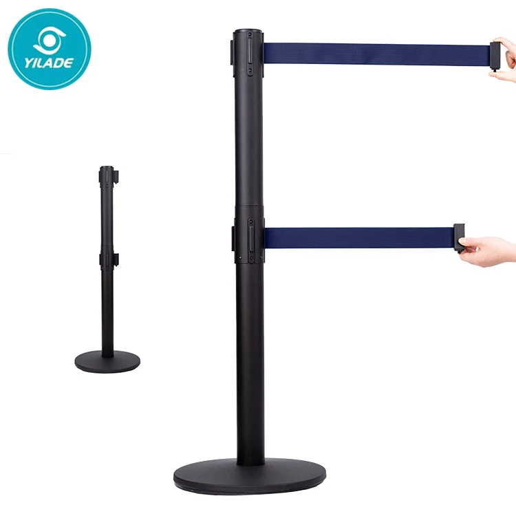 Доступные опоры для очереди, выдвижная стойка для ремня, металлический менеджер очереди для продажи