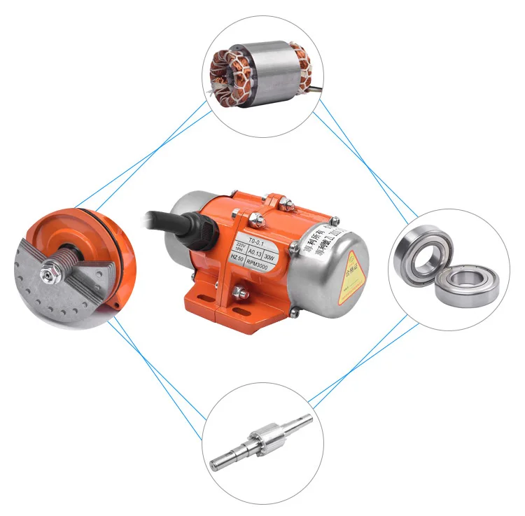  0.04kw Three Phase Horizontal Electric Motors Prices For Linear Vibrating