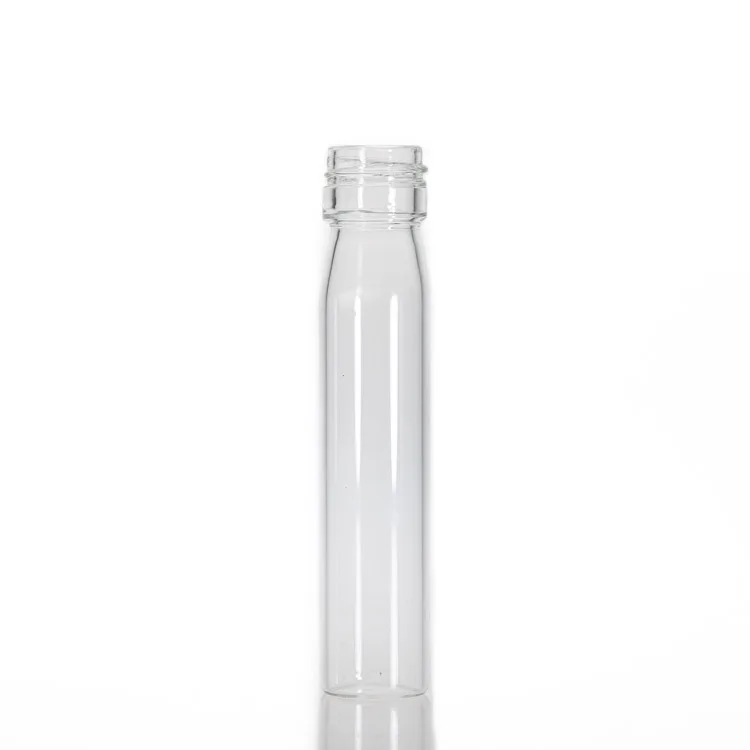 Glass Tube Clear Liquor Wine Bottles For Drinking