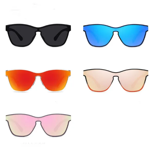 New Unisex Blue Frame Ultra-Light UV400 Sunglasses with Tac Lenses Fashionable Polarized Sunscreen UV Blue Lens Sunglasses