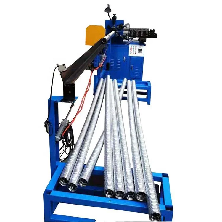 metal spiral pipe corrugated duct making machine for pipe production line