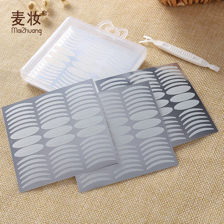Wholesale Naturally Waterproof Double Eyelid Sticker Patch Transparent Double Eyelid Tape With Y-fork Cosmetic Tool Z551