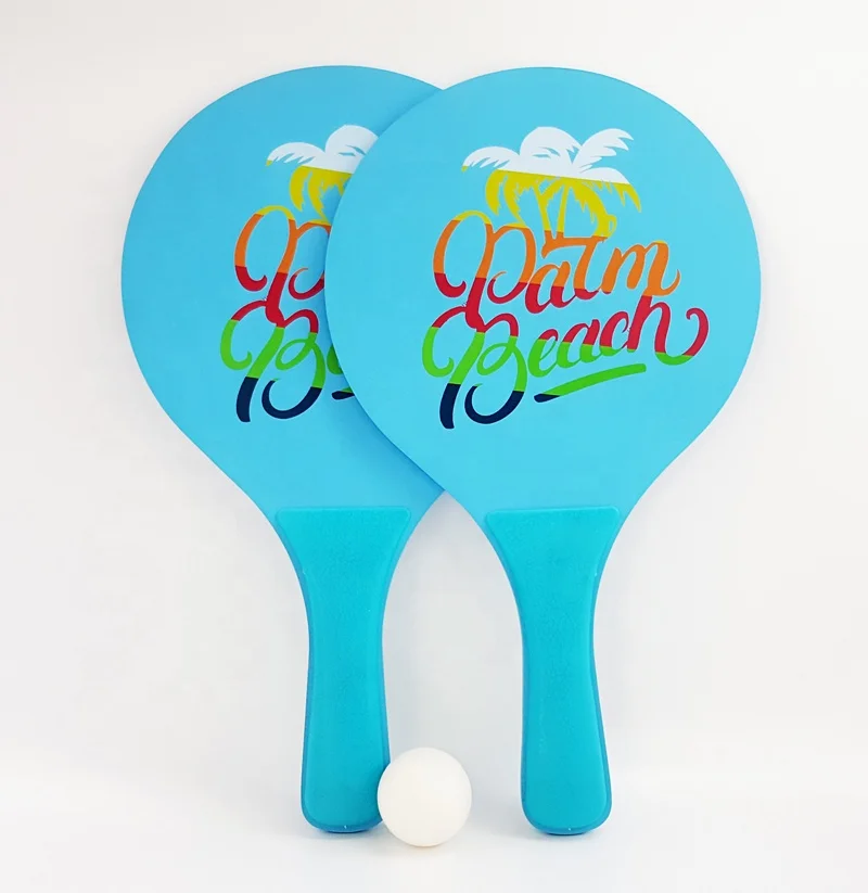Promotional Quality Regular Beach Playing Wooden Rackets for sales