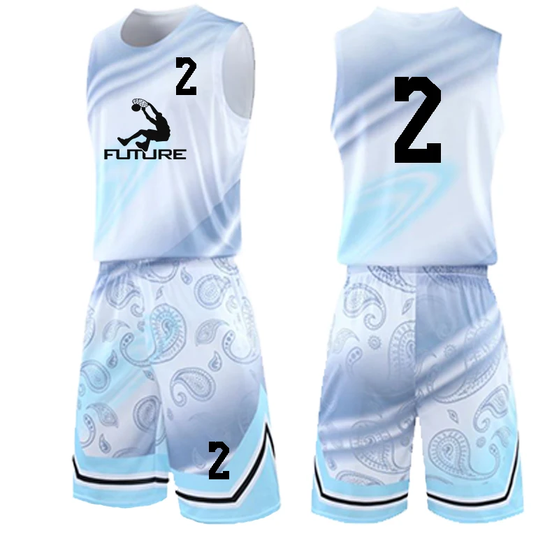 
Wholesale new blank team basketball jerseys for printing design your own basketball uniform 