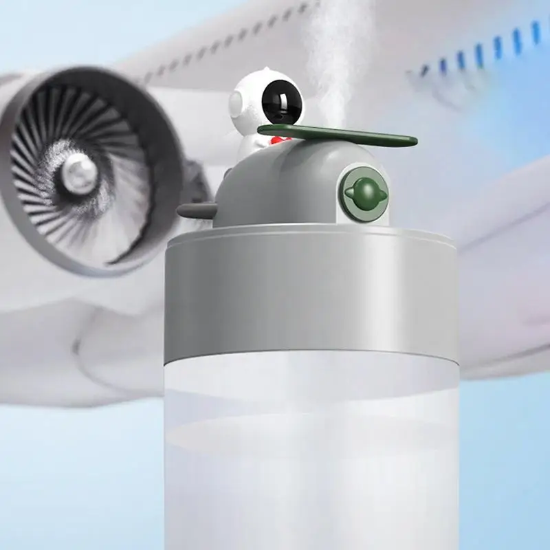 KG855D 2023 New creative retro small plane Car desktop Household pet 250ML fog volume silent humidifier