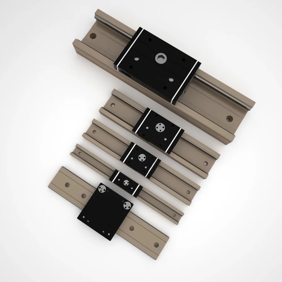 JFJK15 has a customized length of 100-4000mm and can install multiple slider economical linear guides