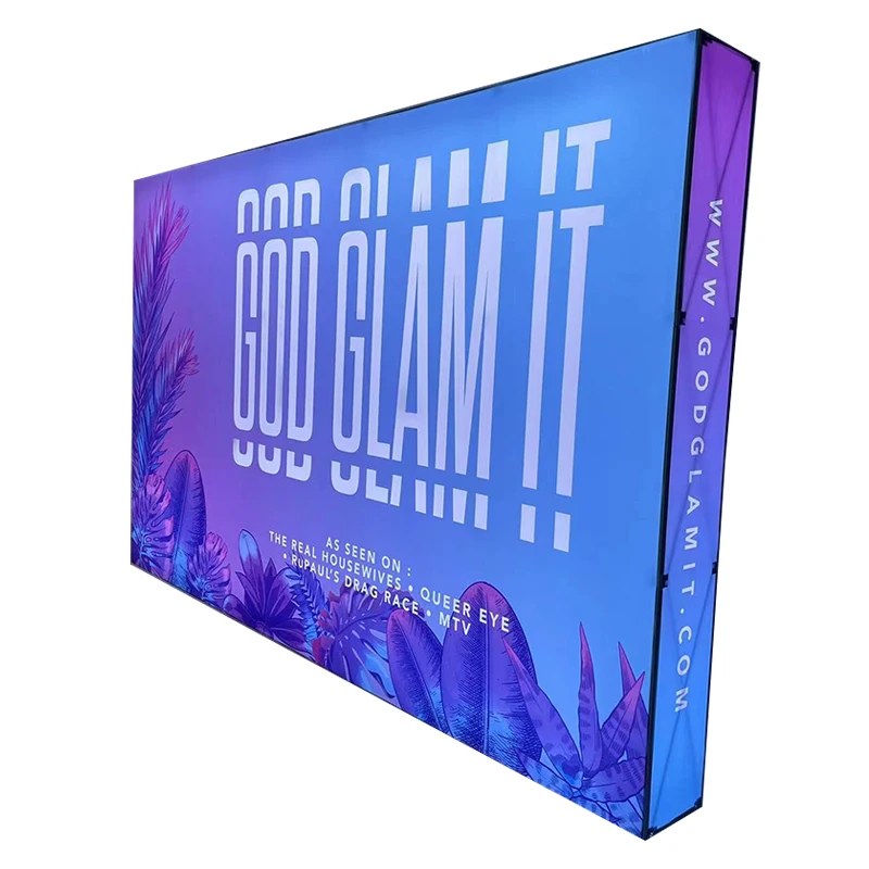 10x10ft Display Stands Event Backdrop Exhibition Booth With Led Lighting