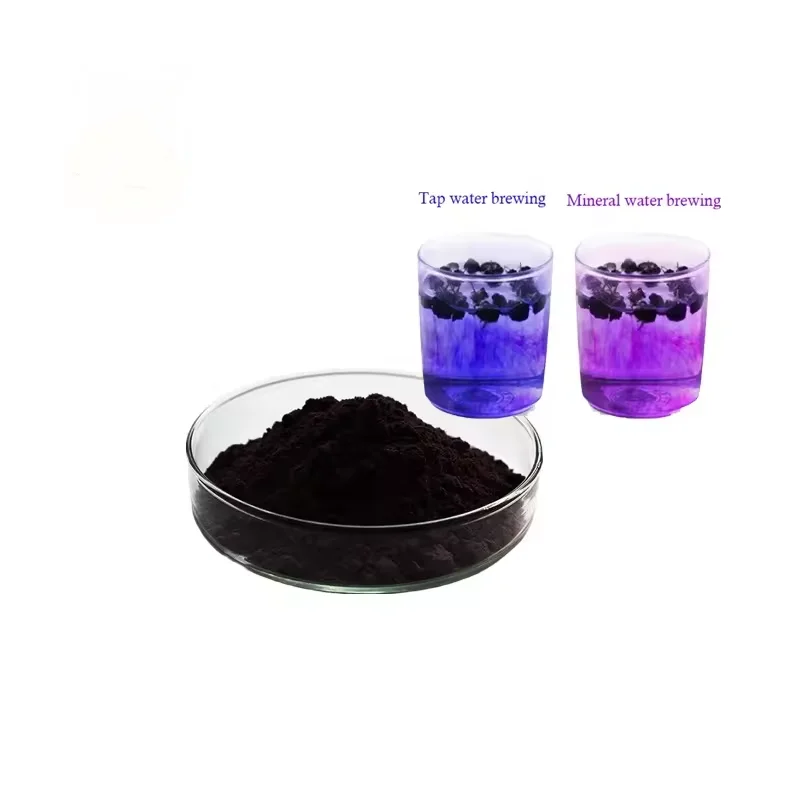 Factory price 25% Anthocyanin black goji berry extract/black goji berry powder 10:1