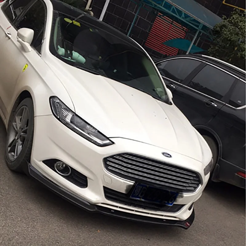 For FORD MondeoFront shovel style YCK Body kit spoiler 2013-2016 Mondeo ABS Rear lip spoiler front Bumper Diffuser Protector
