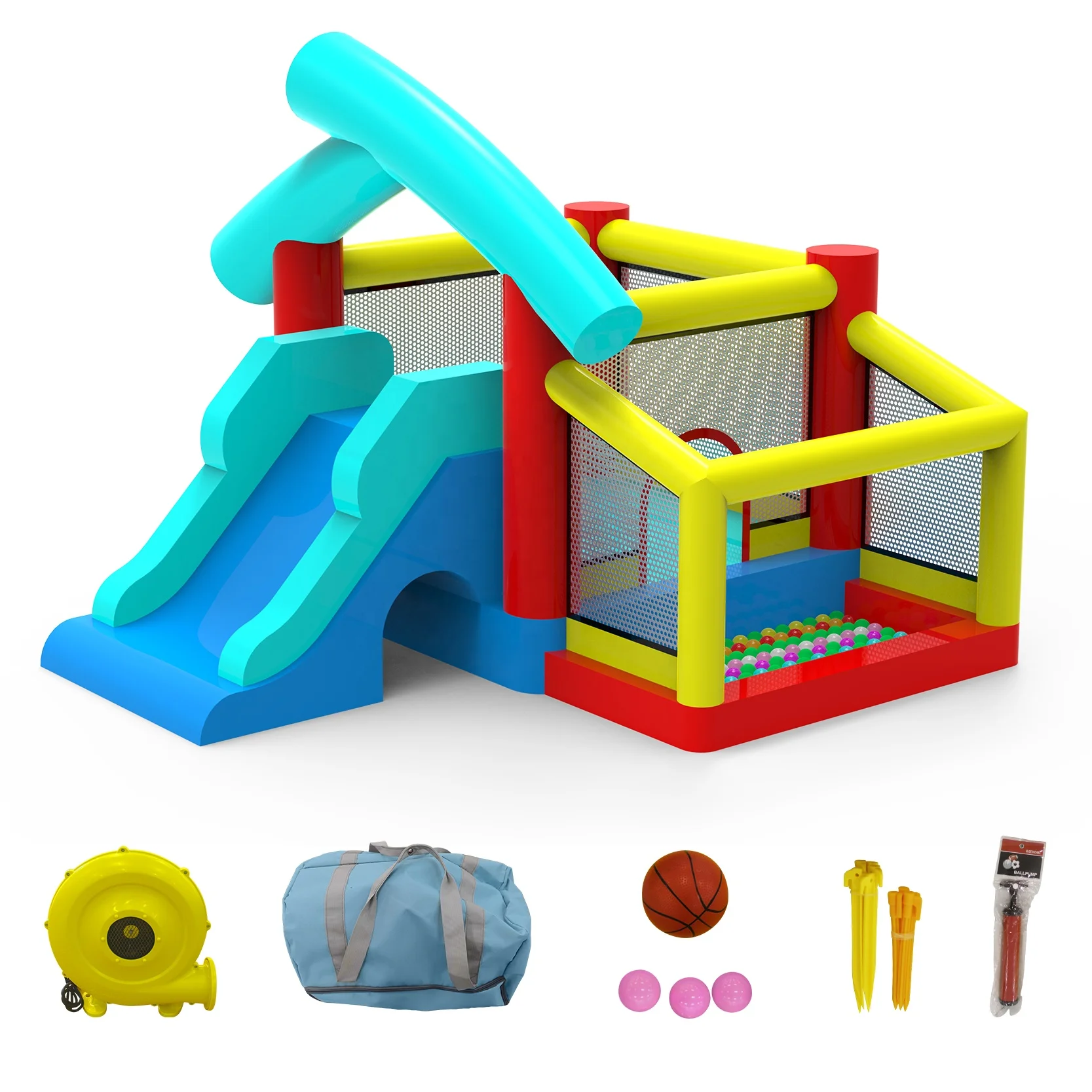 
New arrival inflatable bounce jumping house for children Oxford cloth games kids 