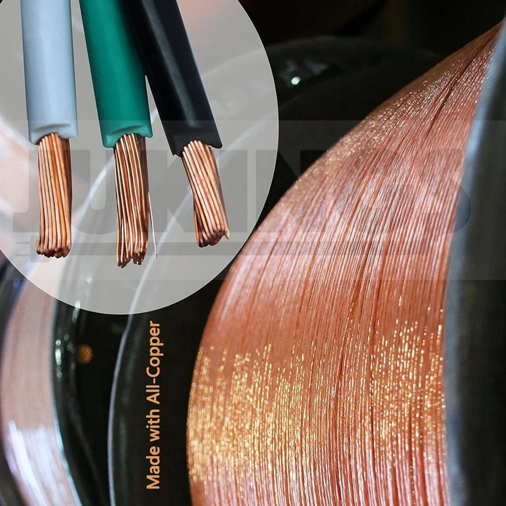 Multi Socket Extension Cord Power Retractable Electrical Outdoor 220v Heavy Duty Waterproof 14/3 100ft Home Appliance NEMA5-15P