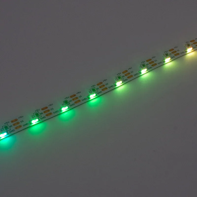 Side emitting RGB SPI Smart IC 60 LED 5V ws2812 sk6812 dream color addressable led strip