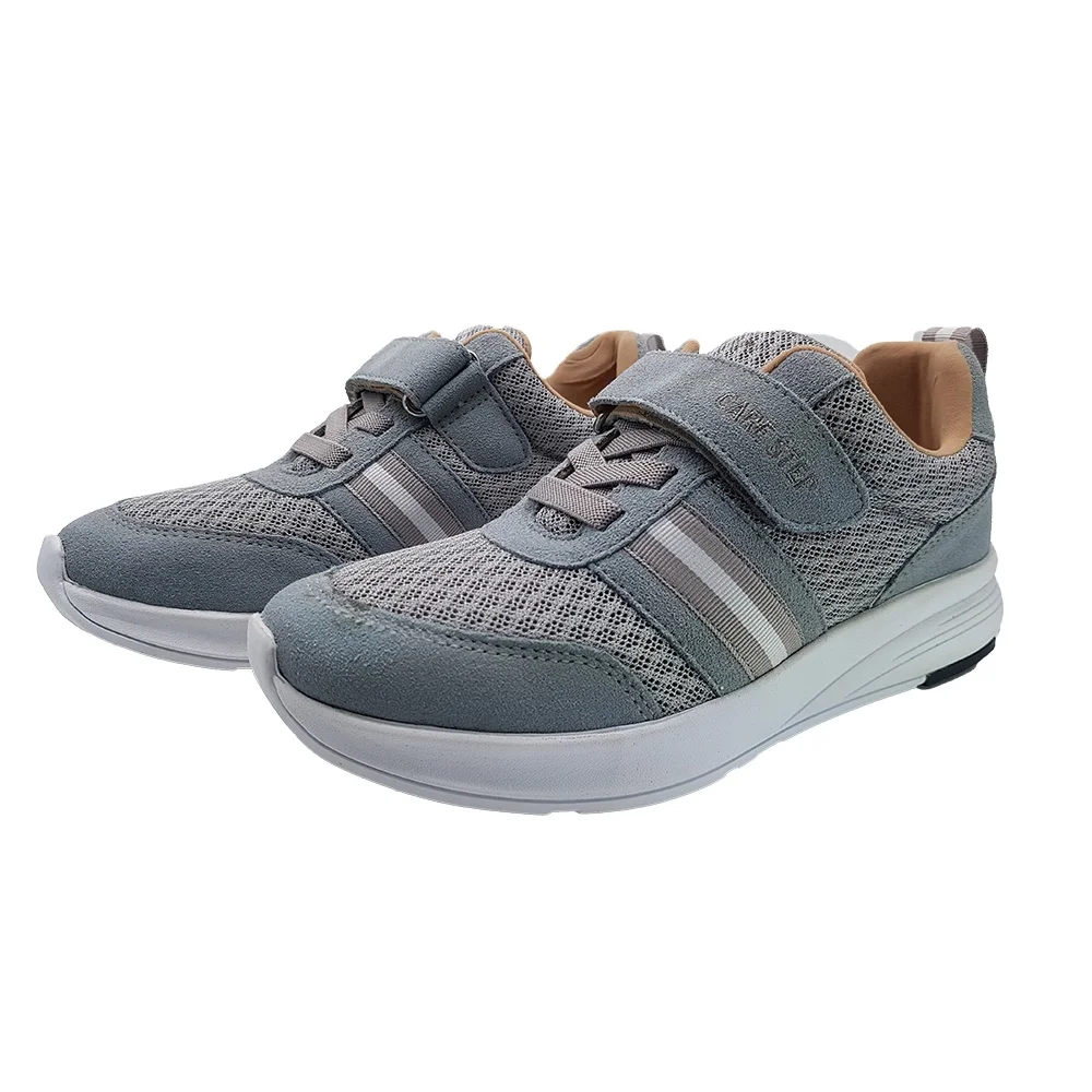 Orthopedic and Healthy Shoes Grey for Men and Women. Made from Thailand Top Quality from Care-Step Color Fulfillment Carestep