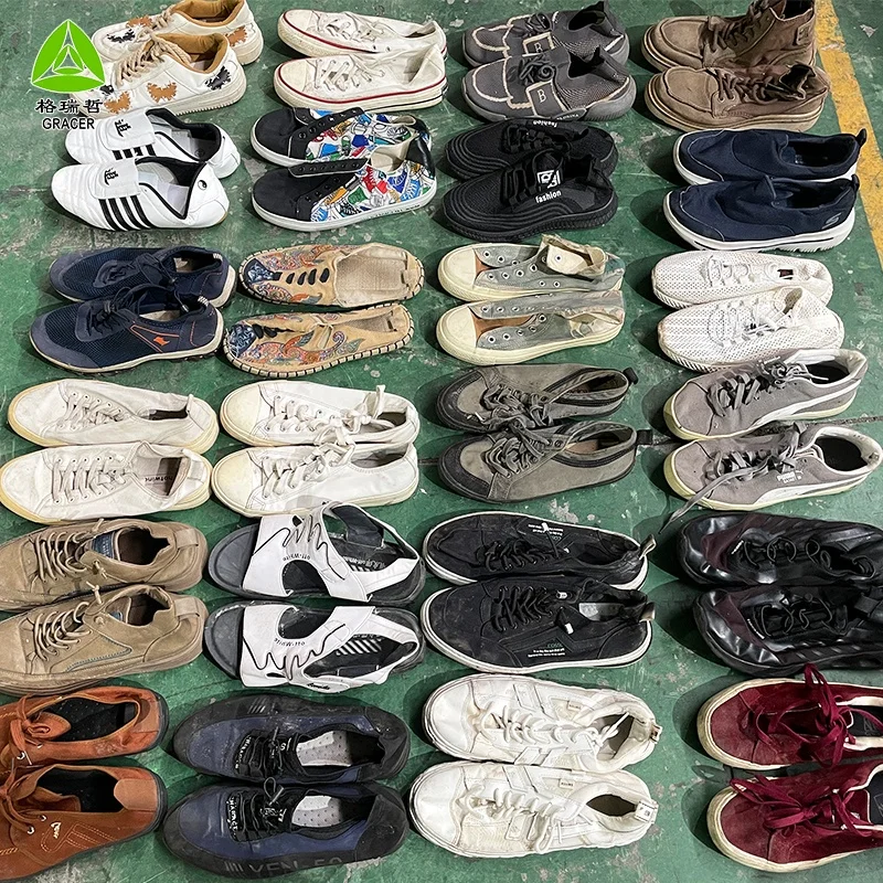 Hot Sale Low Price Second-Hand Fashion Design Man Sport Shoe Sneakers Shoes Men Casual Stocklot