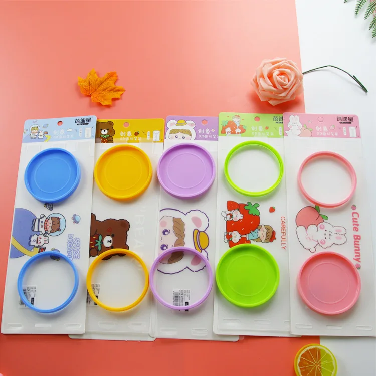 Bview Art New Design  Round Folding Pen Holder Office Organizer Cartoon Pencil Pen Stand Holders