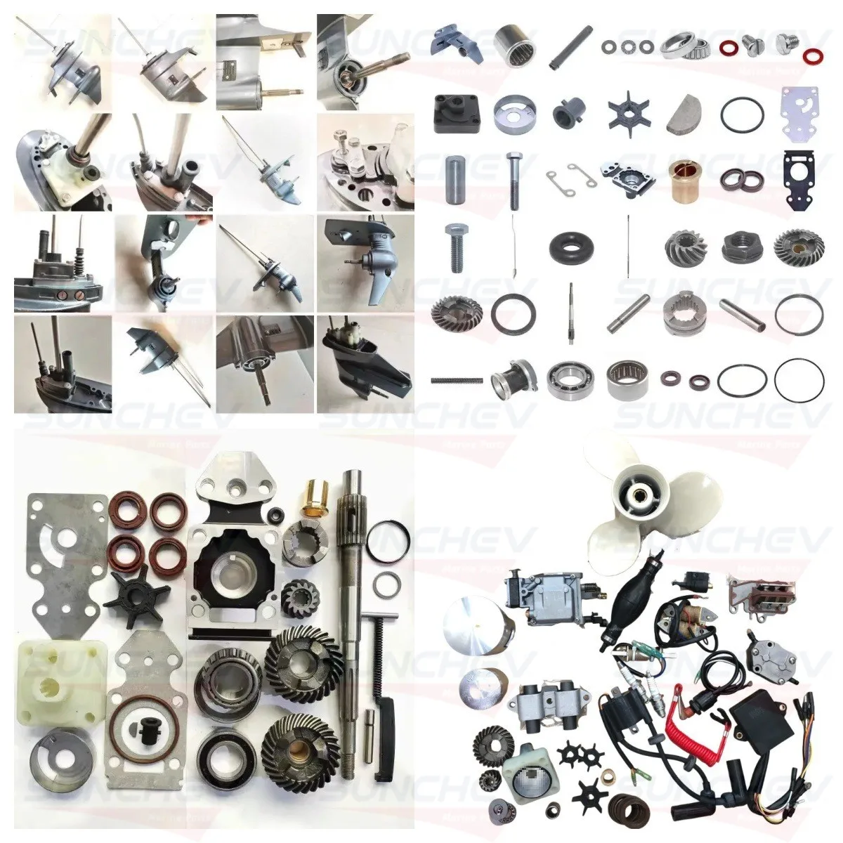 SUNCHEV Marine Engine Boat Engine Boat  Motor For Enduro Yamaha Outboard Motor Outboard Engine 4HP 2 Stroke 4CMHL Long Shaft