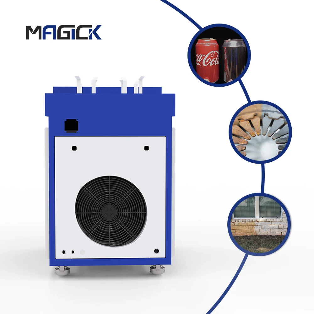 1500w Portable handheld fiber laser cleaning machine Rust Removal cleaning machine for metal surface