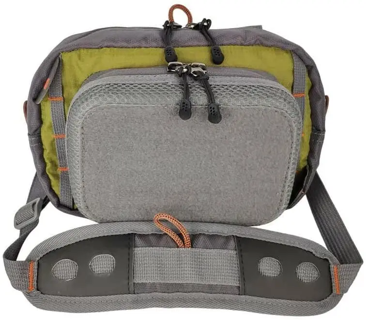 OEM BSCI Gray Fly Fishing Chest Bag Ultra Light Multiple Pockets Fishing Tool Accessory Bag