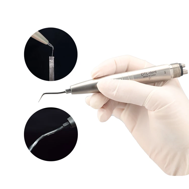 Low amplitude 4 holes air dental scaler compatible with scaler best type GK series tips