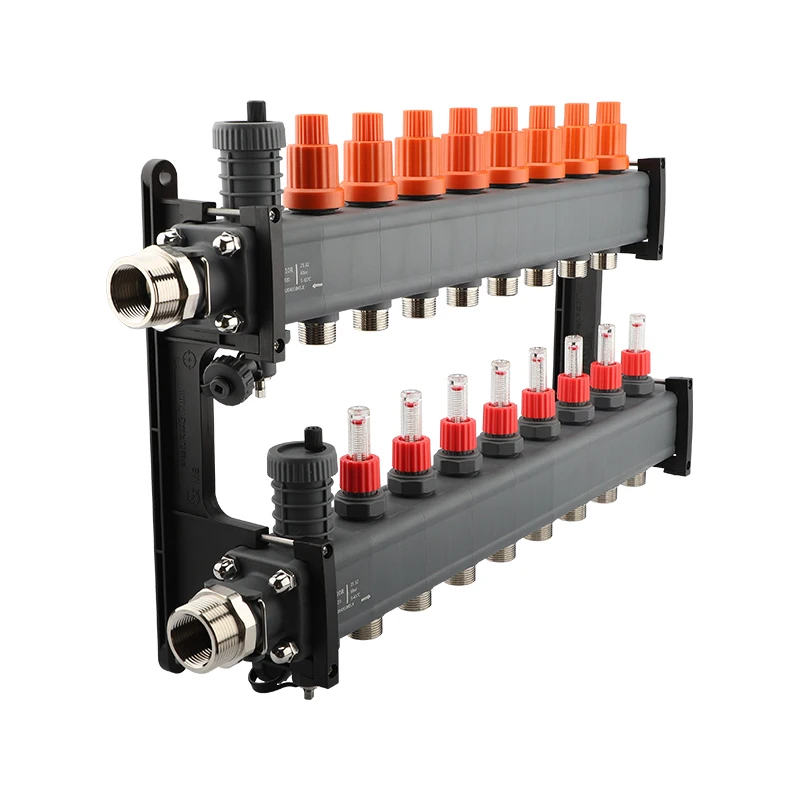 Hot Sell 2-10 Plastic Water Circulation Pipe Collector Radiation Floor Heating System and Mixing Valve