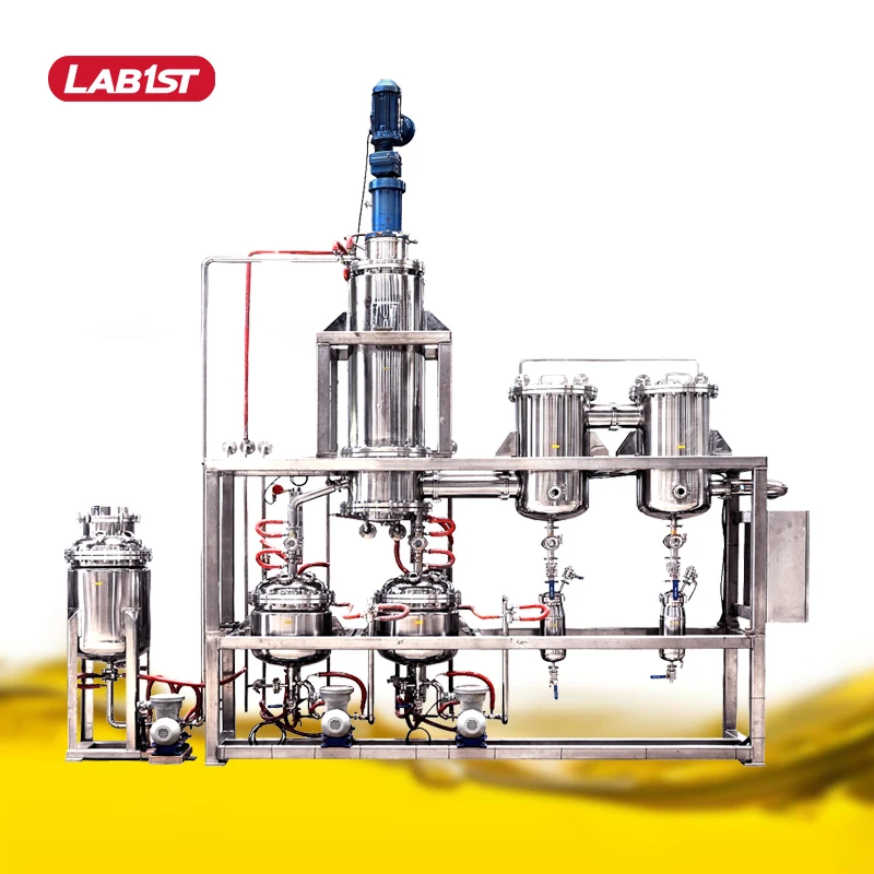 OEM Turnkey Stainless Steel Shortpath Molecular Distillation Unit
