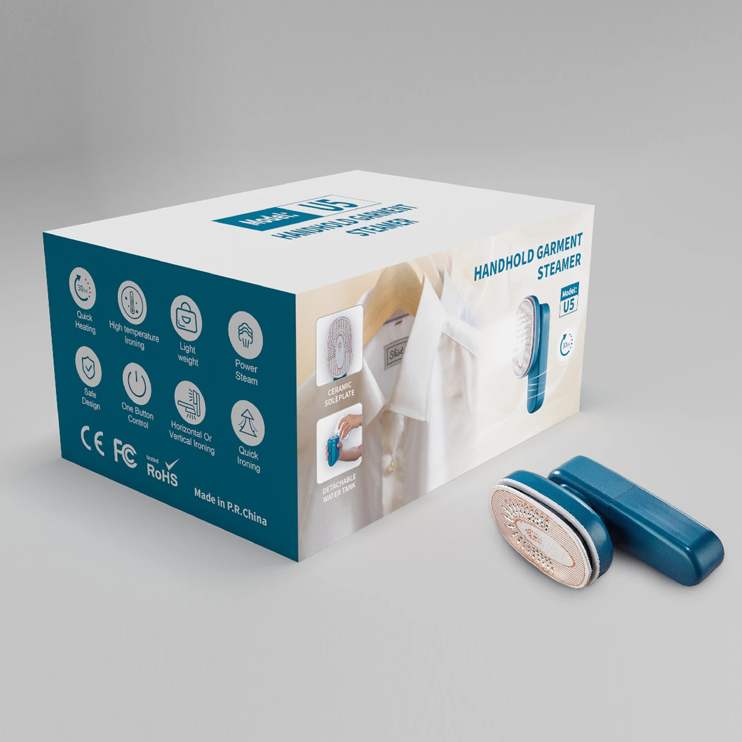 Professional Portable Mini Electric Steam Iron Rechargeable Handheld Portable Travel Iron Cordless Garment Steamer