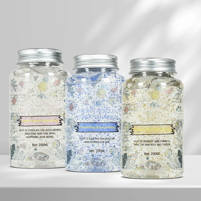Private Label Microcapsules Hydrating Serum Custom Maintain Skin Moisture Restore Skin Elasticity Multi Micro Capsule Serum