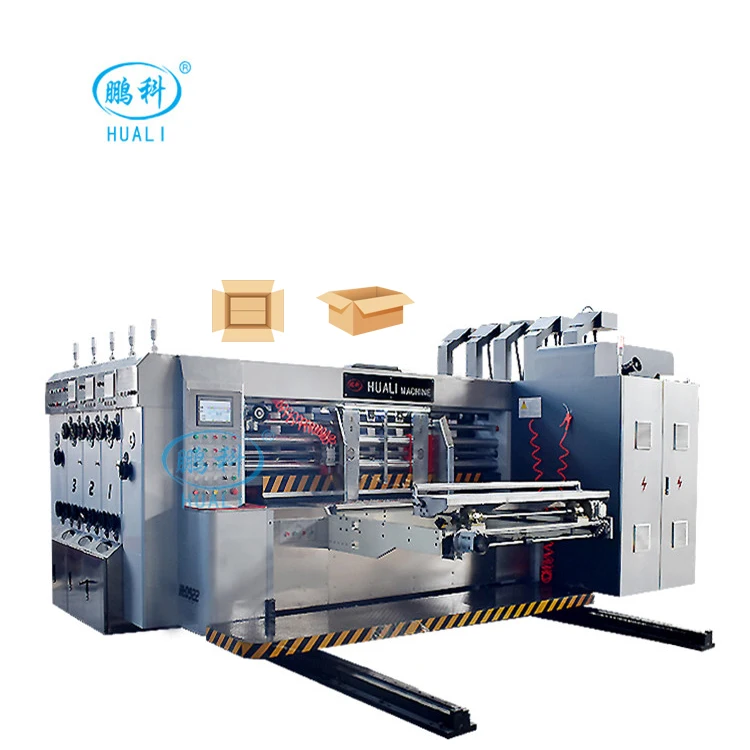 Auto Flexo Printing Slotting Die Cutting Machine Carton Box Manufacturing Machine