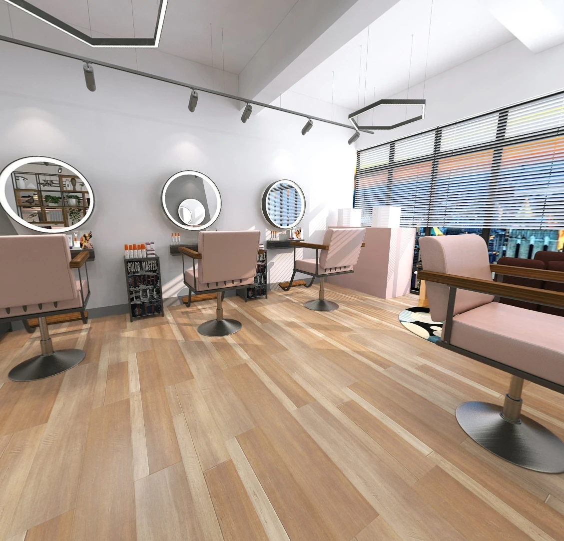 Interlocking laminated floor