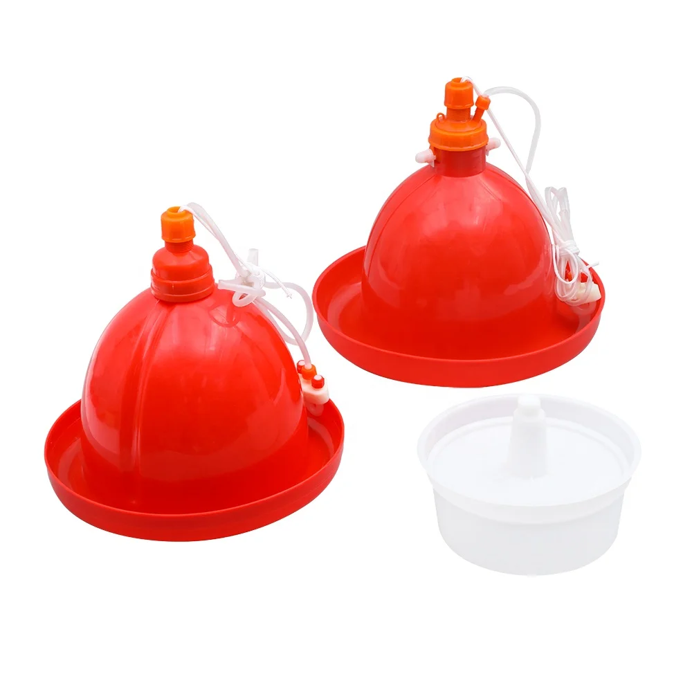 Poultry watering system automatic plastic chicken watering bell drinker / water feeder for chickens