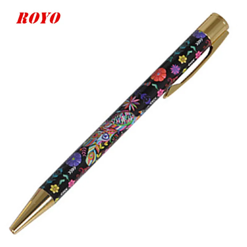 
2020 Hot Sale Personalized Heat Transfer Printing Custom Pattern Ballpoint Pens Printing Barrel Pen For Promotional Advertising 