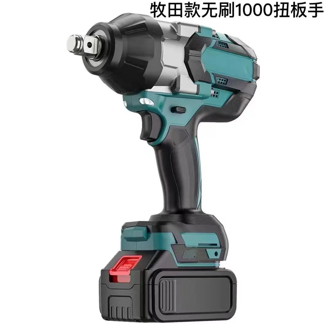 Hot Selling Power Tools 21v Rechargeable Lithium Battery Brushless Motor 400 700 1000Torque Inch Electric Cordless Impact Wrench