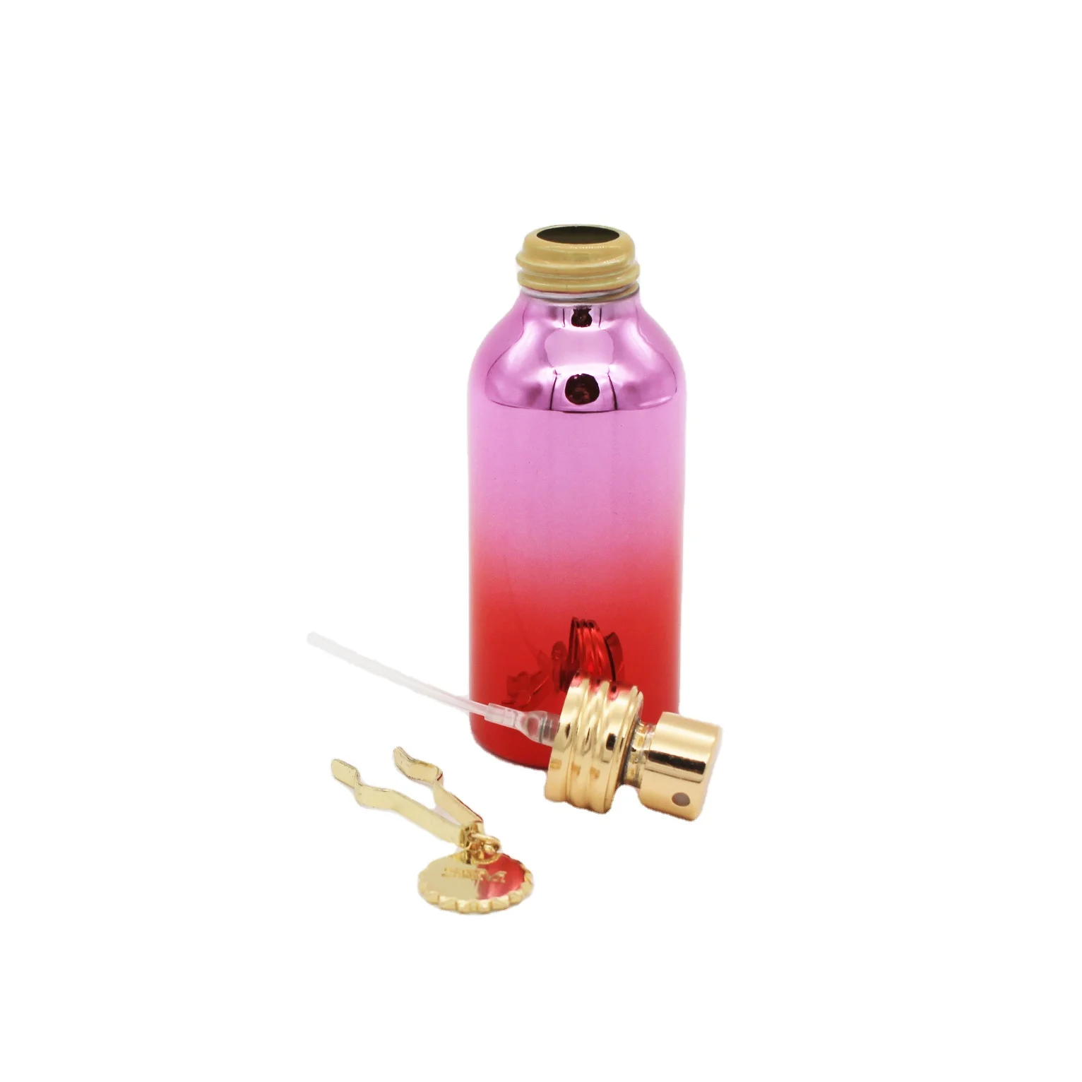 wholesale fancy luxury atomizer UV pump aluminum 30ml 50ml 120ml perfume spray bottle