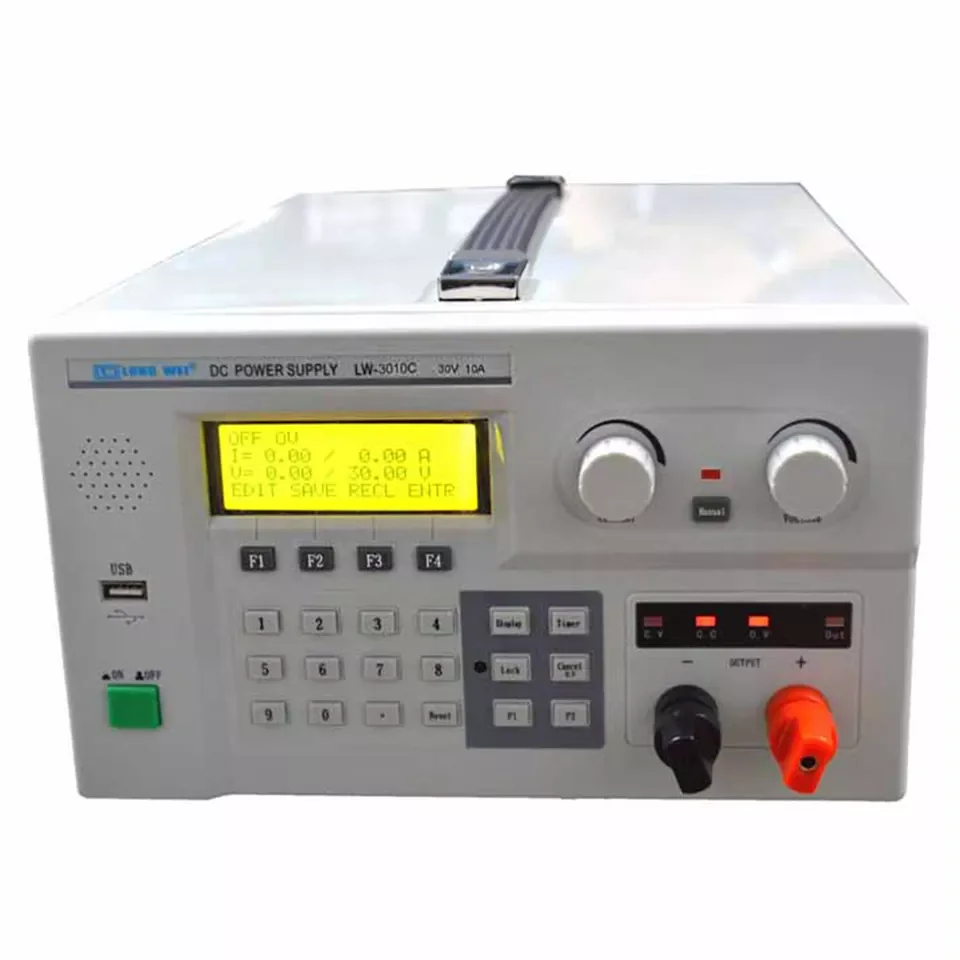 LW-8010C 80V 10A Programmable DC Regulated Desktop Power Supply Digital Adjustable Switching Power Source Electroplating Use