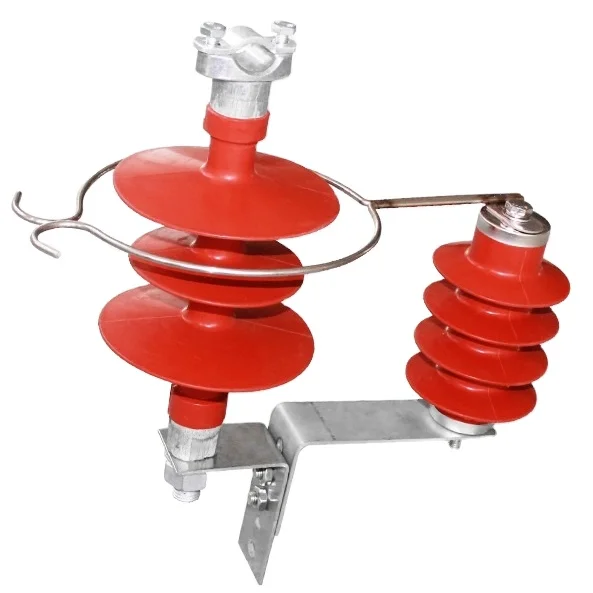 High voltage electric power line material surge arrester symbol of lighting arrest