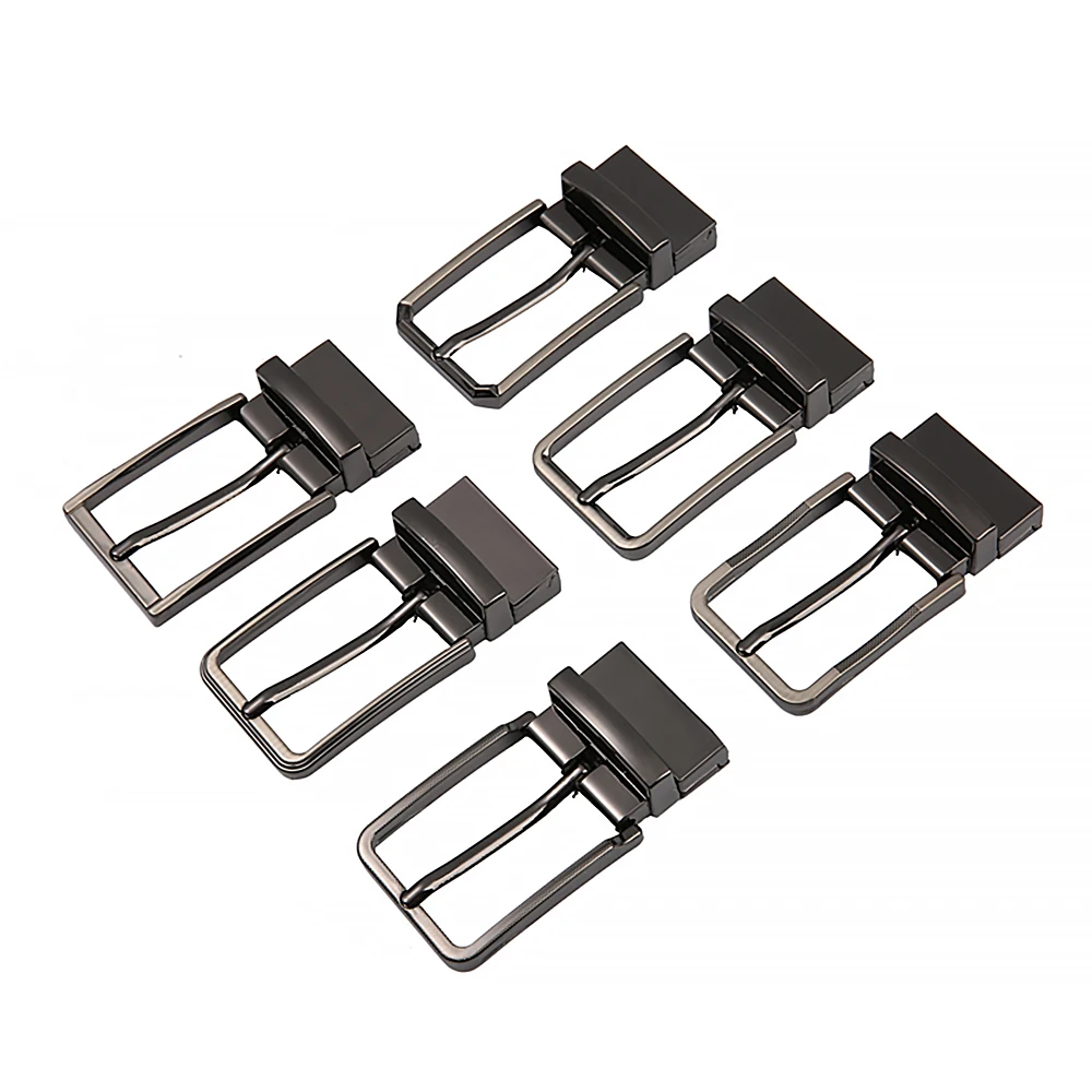 Reversible Belt Buckles Factory Outlet Zinc Alloy / Iron Metal Pin Belt Buckle Reversible Belt Buckles