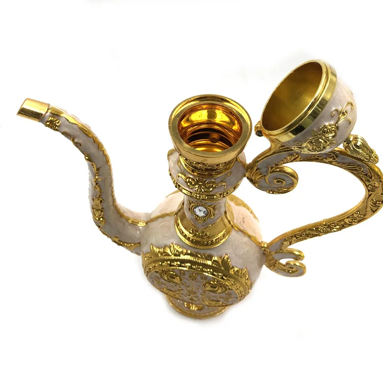Hengwang factory wholesale European style high quality plated golden metal flagon home decor luxury