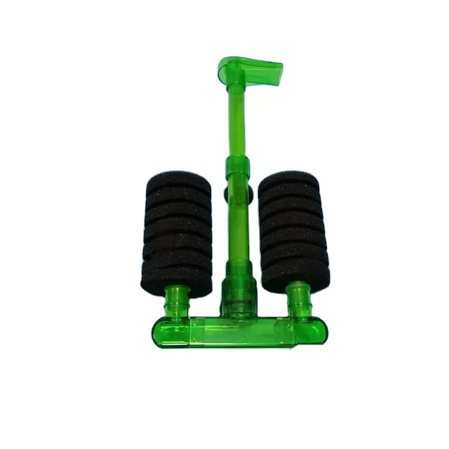 acuarios OEM service Usb hang on sponge qanvee qanvee filter xy-2897 green color for Fish Tank akvarium